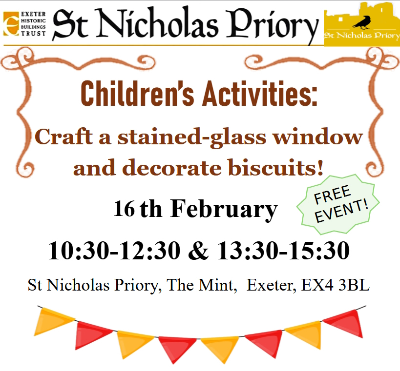 Children's Activities - Stained-glass biscuit decorating and mask making!